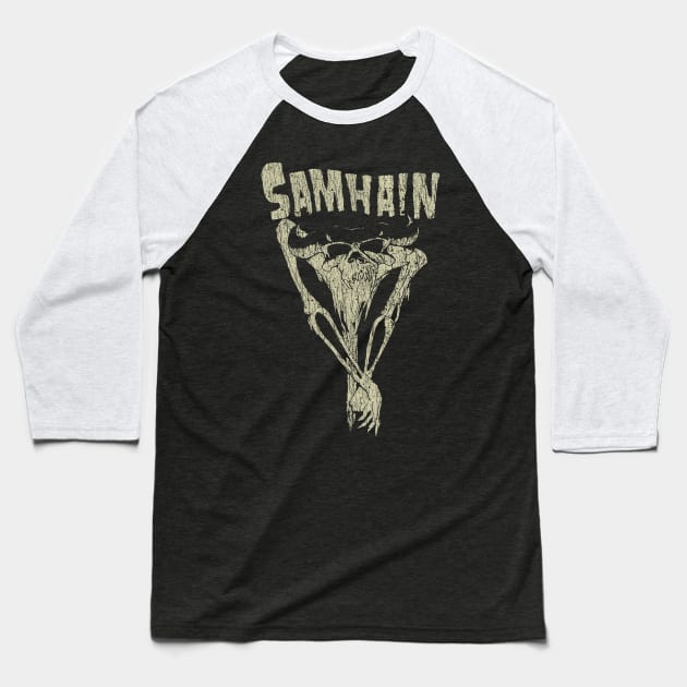 Samhain Scarecrow 1983 Baseball T-Shirt by JCD666